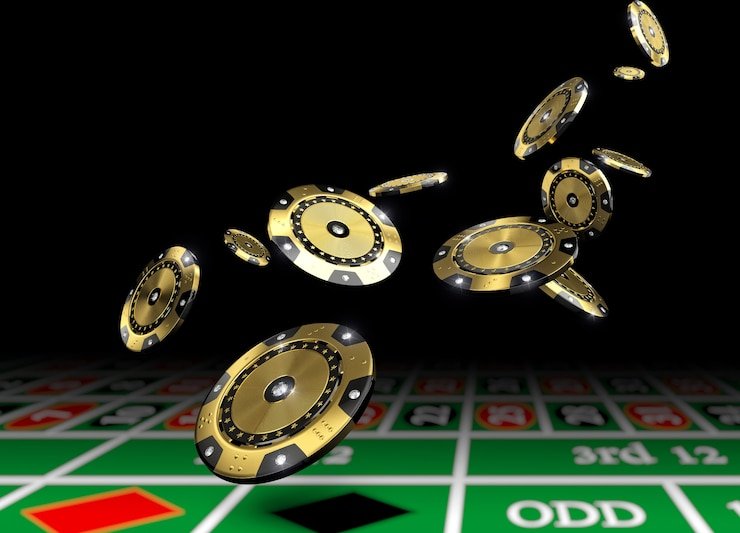 Antarmuka meja Domino QQ di koin138 menampilkan posisi pemain, pot, dan kontrol taruhan